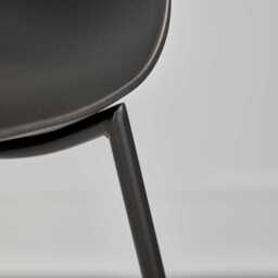 Wren Black Dining Chairs - Set of 2 - thumbnail 3