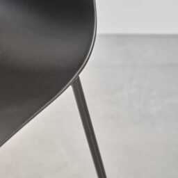 Wren Black Dining Chairs - Set of 2 - thumbnail 2