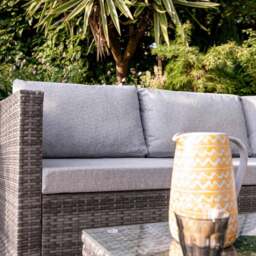 Weston Set of Cushion Covers - Grey/Black - thumbnail 2