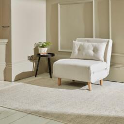 Una Single Sofa Bed - Oatmeal Linen - thumbnail 5