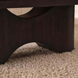 Octavia 120cm Oval Coffee Brown Mango Wood Coffee Table - thumbnail 4