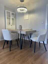 Freya Sand Armchairs - Set of 2 - Black Oak Legs - thumbnail 3