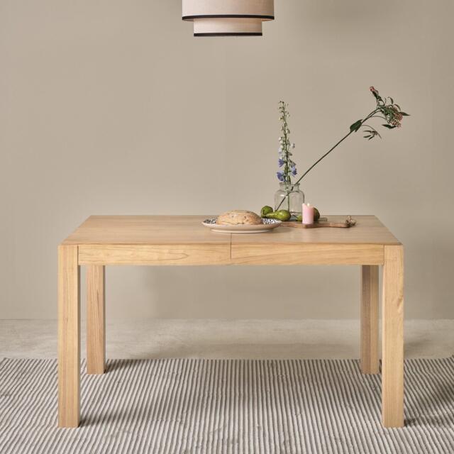 Magnus Pale Oak Dining Table - Extendable - image 1