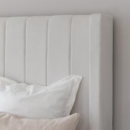 Alice King Ottoman Bed - Ivory - thumbnail 4