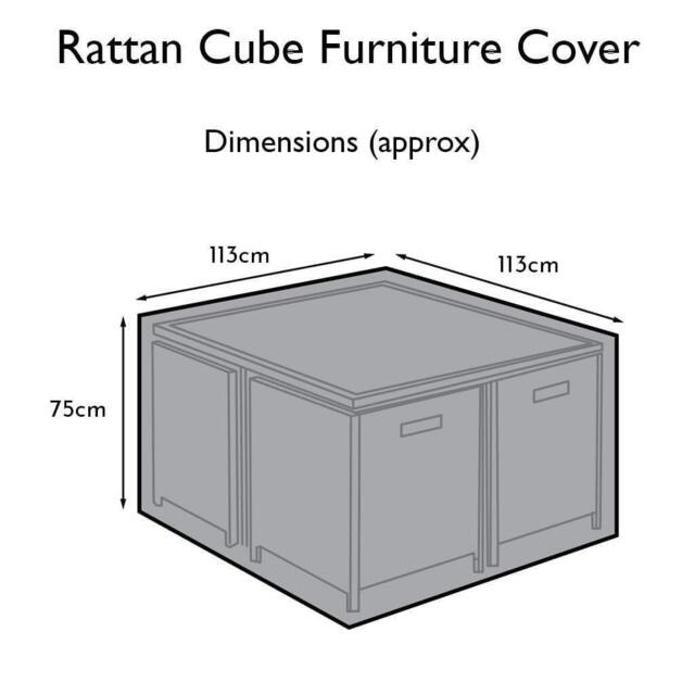 Garden Furniture Cover For 8 Seater Cube Dining Set - image 1