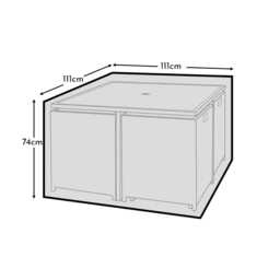Garden Furniture Cover For 8 Seater Cube Dining Set - thumbnail 5