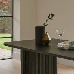 Orla Black Mango Wood Dining Table - thumbnail 4