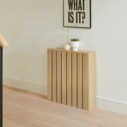 Willow Small Radiator Cover - Whitewash Oak - thumbnail 1