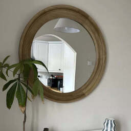 Langton 75cm Wooden Mirror - Natural - thumbnail 6
