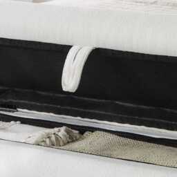 Fleur Large Ottoman Footstool - Chalk White Boucle - thumbnail 2