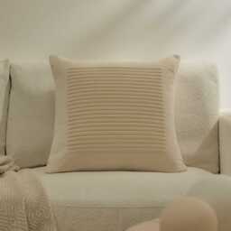 Hayes 45 x 45cm Velvet Cushion Cover - Clay Stripe - thumbnail 4