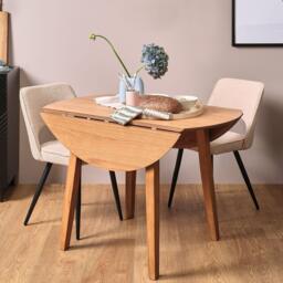 Charlie Classic Oak Dining Table - Drop Leaf - thumbnail 4