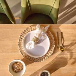 Carter Wooden Dining Table - Whitewash Oak - thumbnail 3