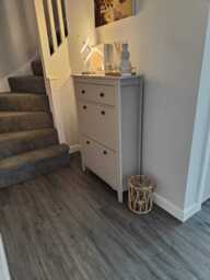 Sandhurst Shoe Cabinet - 3 Door - Grey - thumbnail 3