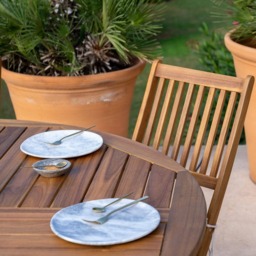 Ashby 8 Seater Wooden Round Garden Dining Set - 160cm - thumbnail 5