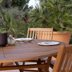 Ashby 8 Seater Wooden Round Garden Dining Set - 160cm - thumbnail 6