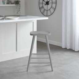 Silvester Bar Stool - Grey - thumbnail 2