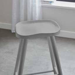 Silvester Bar Stool - Grey - thumbnail 3