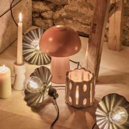 Brockhill Rechargeable Lamp - Blush Pink - thumbnail 3