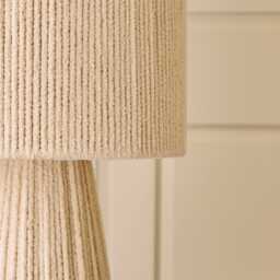 Lohi 52cm Table Lamp - Natural Chenille - thumbnail 4