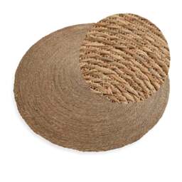 Heaton 150cm Round Seagrass Rug - Natural