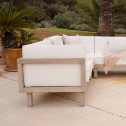 Akira Corner Sofa Garden Cushion Covers - Linen - thumbnail 2