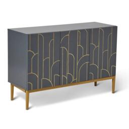 Gatsby 3 Door Sideboard - Smoke Grey - thumbnail 5