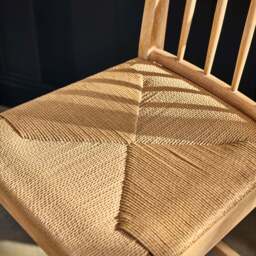 Tilly Bar Stool, Whitewash Oak and Natural String - thumbnail 4