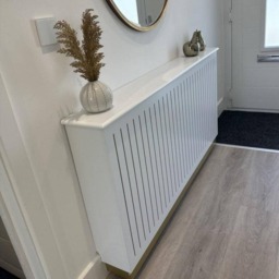 Iliana Large Radiator Cover - Snow White - thumbnail 2