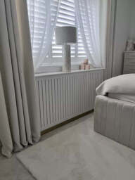 Iliana Large Radiator Cover - Snow White - thumbnail 3