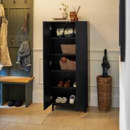 Jack Shoe Cabinet - Geometric - Black - thumbnail 2