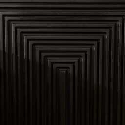 Rayna Black 1 Door Right Bedside Table - thumbnail 2