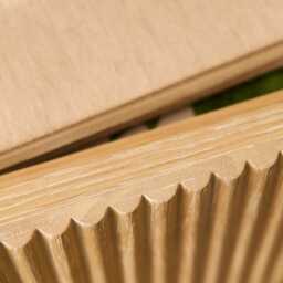 Raleigh 2 Drawer Bedside Table - Whitewash - thumbnail 3