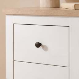 Bampton White Dressing Table with Drawers - thumbnail 5