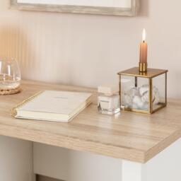 Bampton White Dressing Table with Drawers - thumbnail 3