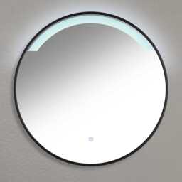 Kimbridge Black Bathroom Mirror - with LED Lights - thumbnail 2