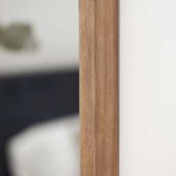 Lyndon 60x40cm Wooden Mirror - Natural - thumbnail 5