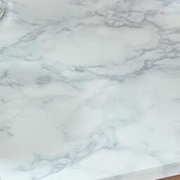 Jay Marble Effect Console Table - Black Legs - thumbnail 3