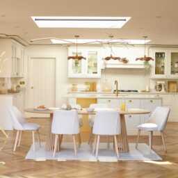 Willow Whitewash Oval Dining Table - thumbnail 2