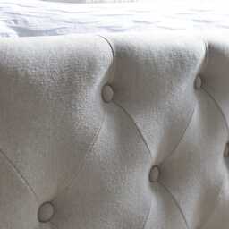 Cavill Fabric Double Bed - Soft Beige - thumbnail 6