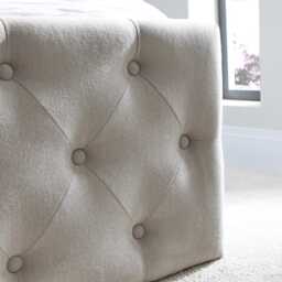 Cavill Fabric Double Bed - Soft Beige - thumbnail 5