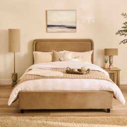 Robyn King Ottoman Bed - Driftwood - thumbnail 1