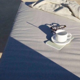 Aria Rattan Garden Sun Lounger - Light Grey - thumbnail 6