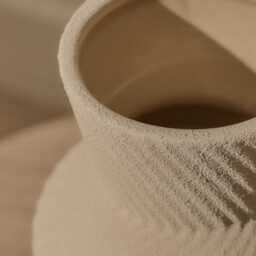 Bayswater 35cm Ceramic Vase - Beige - thumbnail 4