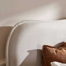 Finola King Ottoman Bed - Ivory - thumbnail 4