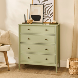Aubrey 4 Drawer Chest of Drawers - Pistachio Green - thumbnail 5