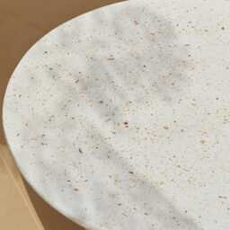 Zaliki Concrete Garden Coffee Table - Pearl Terrazzo - thumbnail 6