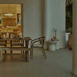 Zaliki Concrete Garden Coffee Table - Pearl Terrazzo - thumbnail 4