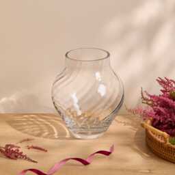 Rimini 20cm Glass Vase - Clear