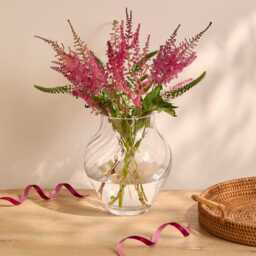 Rimini 20cm Glass Vase - Clear - thumbnail 2